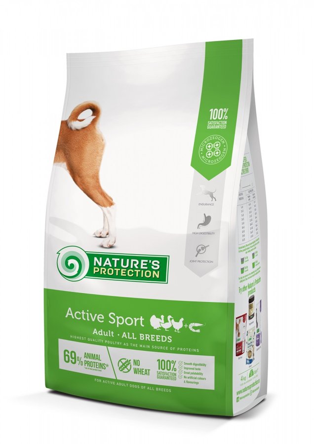 Natures Protection Active Sport sporta un medību suņiem 18kg